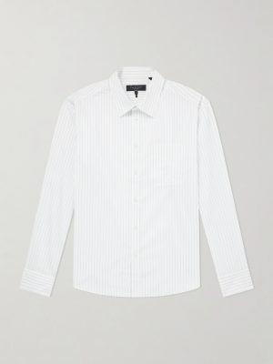 Striped Cotton-Poplin Shirt Striped Cotton-Poplin Shirt