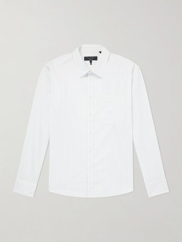 Striped Cotton-Poplin Shirt
