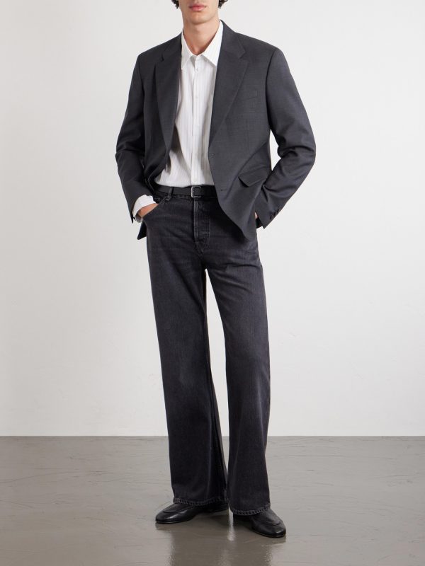 Striped Cotton-Poplin Shirt - OU