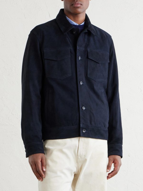 Suede Trucker Jacket - FR Suede Trucker Jacket - FR