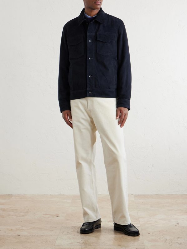 Suede Trucker Jacket - OU Suede Trucker Jacket - OU