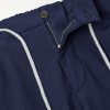 Straight-Leg Cotton-Blend Trousers - E1 Straight-Leg Cotton-Blend Trousers - E1