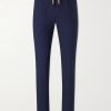 Straight-Leg Cotton-Blend Trousers Straight-Leg Cotton-Blend Trousers