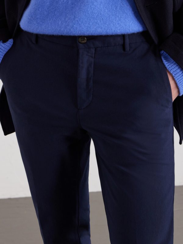 Straight-Leg Cotton-Blend Twill Chino - CU Straight-Leg Cotton-Blend Twill Chino - CU