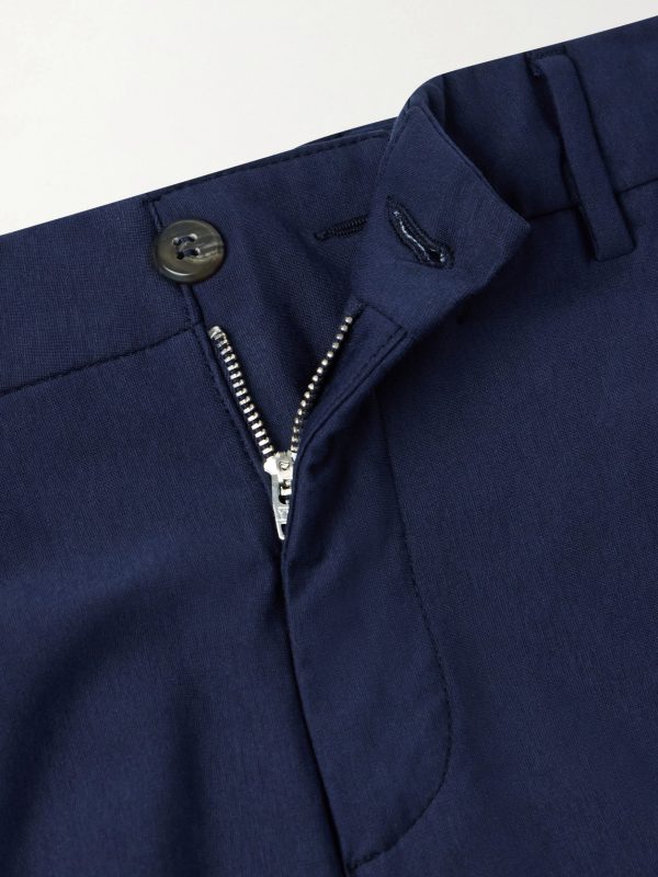 Straight-Leg Cotton-Blend Twill Chino - E1 Straight-Leg Cotton-Blend Twill Chino - E1