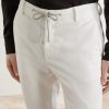 Straight-Leg Cotton-Blend Corduroy Drawstring Trousers - CU