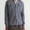 Cashmere Knitted Overshirt - FR Cashmere Knitted Overshirt - FR