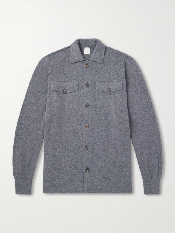 Cashmere Knitted Overshirt Cashmere Knitted Overshirt