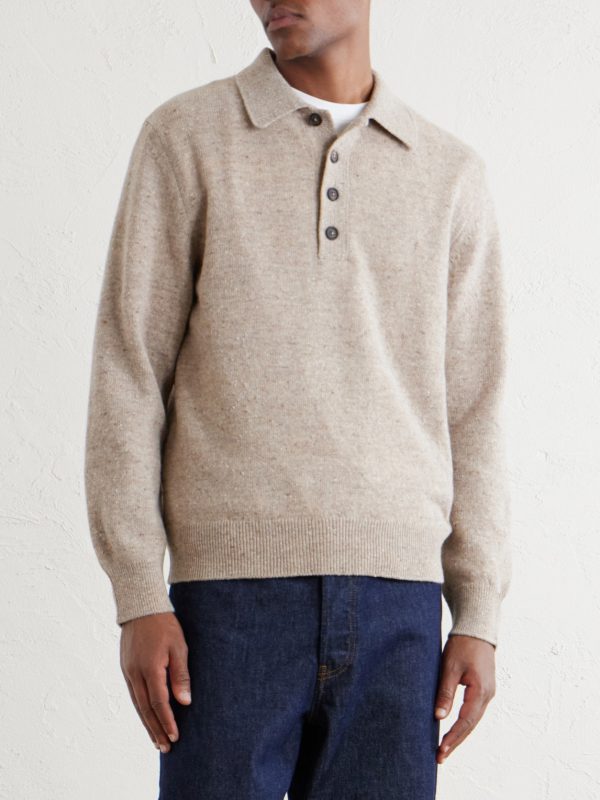 Wool Polo Sweater - FR