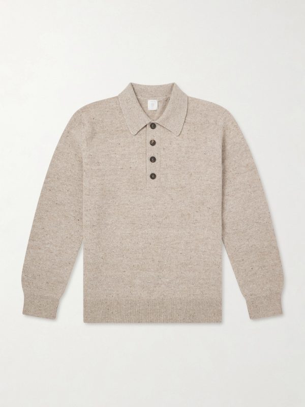 Wool Polo Sweater