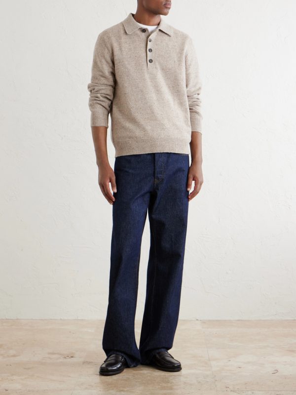 Wool Polo Sweater - OU
