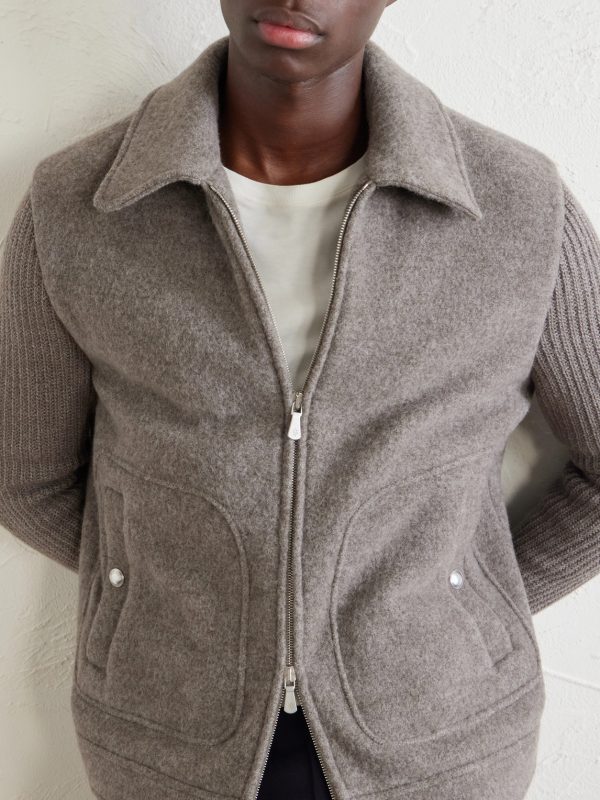 Knitted Wool Jacket - CU Knitted Wool Jacket - CU