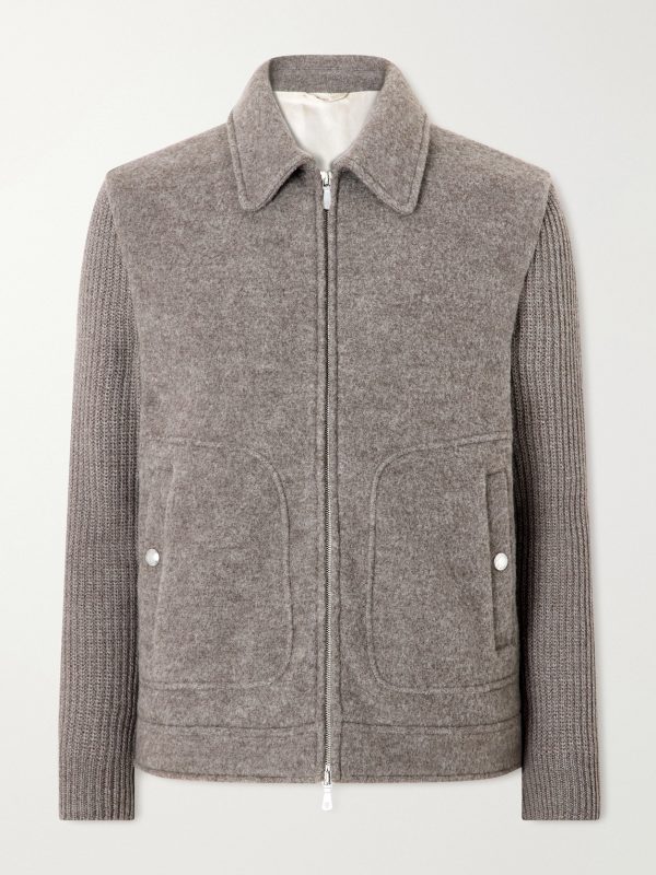 Knitted Wool Jacket Knitted Wool Jacket