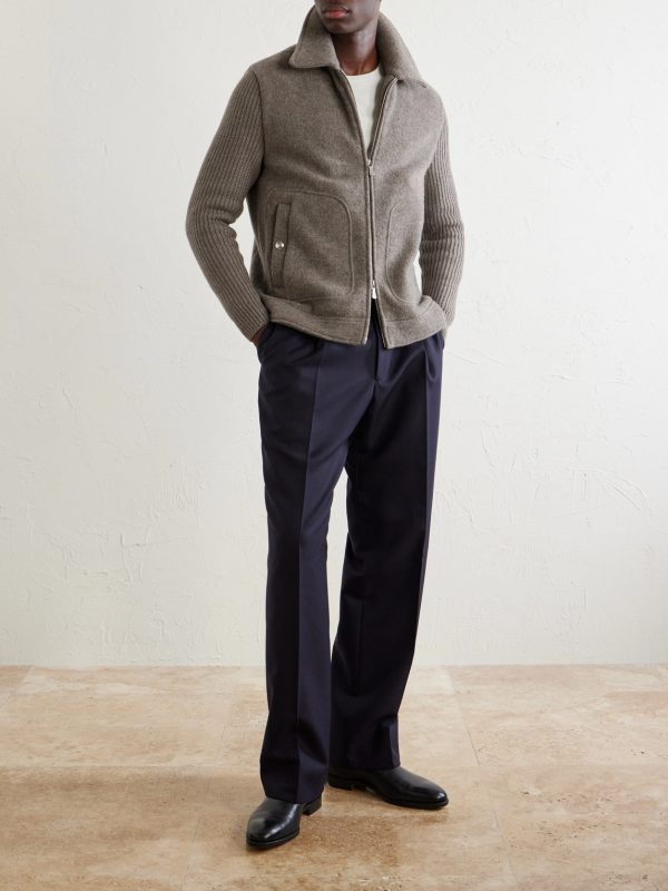 Knitted Wool Jacket - OU Knitted Wool Jacket - OU