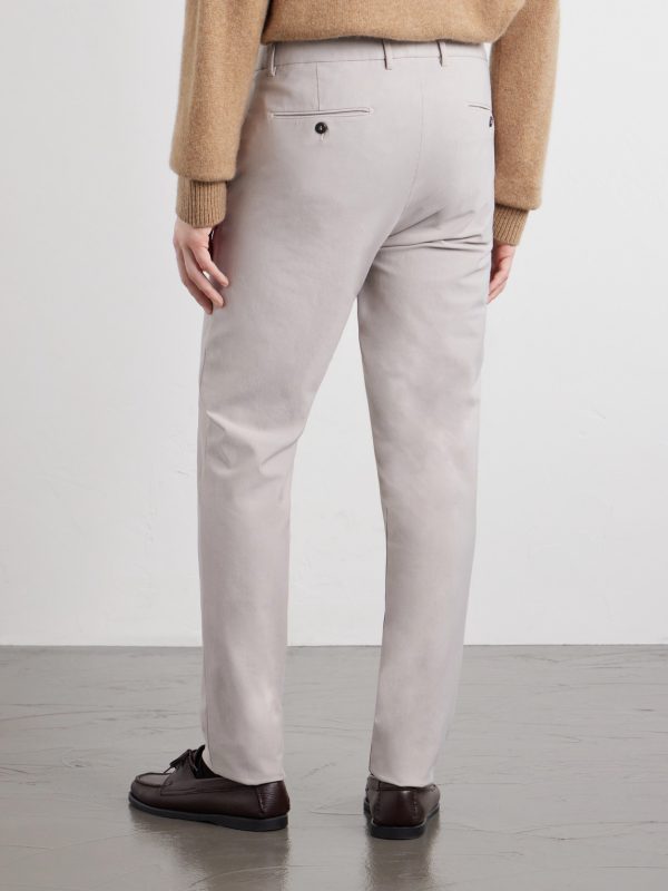Straight-Leg Cotton-Blend Twill Chino - BK