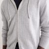 Ribbed Cashmere Zip-Up Hoodie - CU Ribbed Cashmere Zip-Up Hoodie - CU