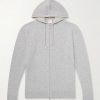 Ribbed Cashmere Zip-Up Hoodie Ribbed Cashmere Zip-Up Hoodie