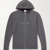 Ribbed Cashmere Zip-Up Hoodie Ribbed Cashmere Zip-Up Hoodie