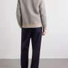 Wool and Cashmere-Blend Herringbone Bomber Jacket - BK Wool and Cashmere-Blend Herringbone Bomber Jacket - BK