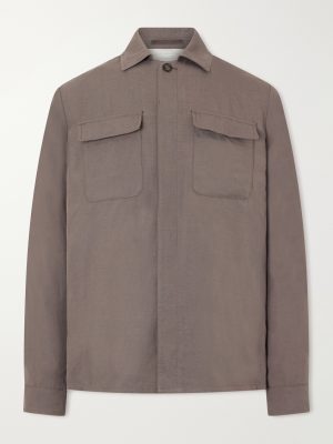 Lyocell and Linen-Blend Shirt