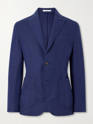 Lyocell and Linen-Blend Suit Jacket Lyocell and Linen-Blend Suit Jacket