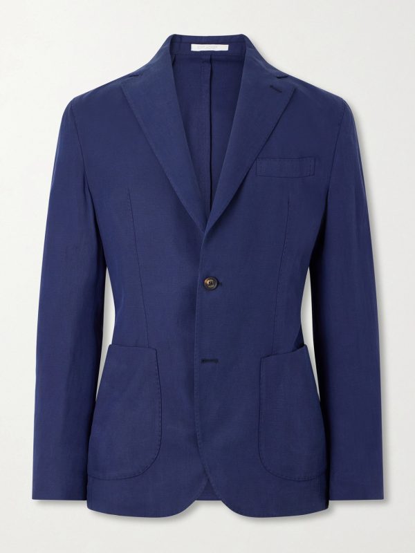 Lyocell and Linen-Blend Suit Jacket Lyocell and Linen-Blend Suit Jacket