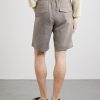 Wide-Leg Lyocell and Linen-Blend Twill Shorts - BK Wide-Leg Lyocell and Linen-Blend Twill Shorts - BK