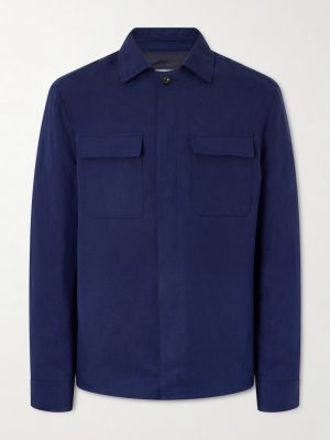 Lyocell and Linen-Blend Shirt