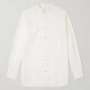 Nehru Lyocell, Linen and Cotton-Blend Shirt Nehru Lyocell, Linen and Cotton-Blend Shirt