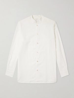 Nehru Lyocell, Linen and Cotton-Blend Shirt Nehru Lyocell, Linen and Cotton-Blend Shirt