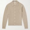 Evening Polo Alpaca and Wool-Blend Cardigan