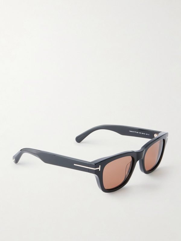 Caleb-02 Square-Frame Acetate Sunglasses - FR Caleb-02 Square-Frame Acetate Sunglasses - FR