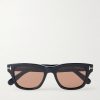 Caleb-02 Square-Frame Acetate Sunglasses Caleb-02 Square-Frame Acetate Sunglasses
