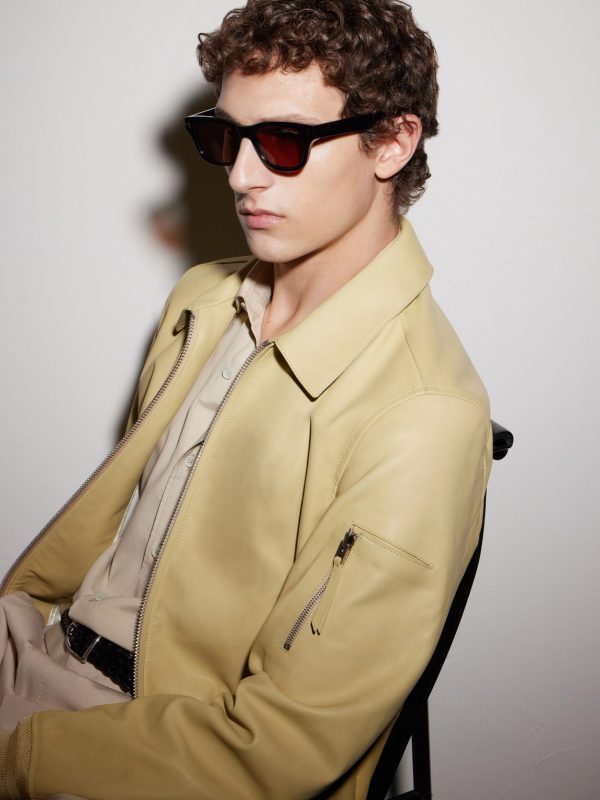 Caleb-02 Square-Frame Acetate Sunglasses - OU Caleb-02 Square-Frame Acetate Sunglasses - OU