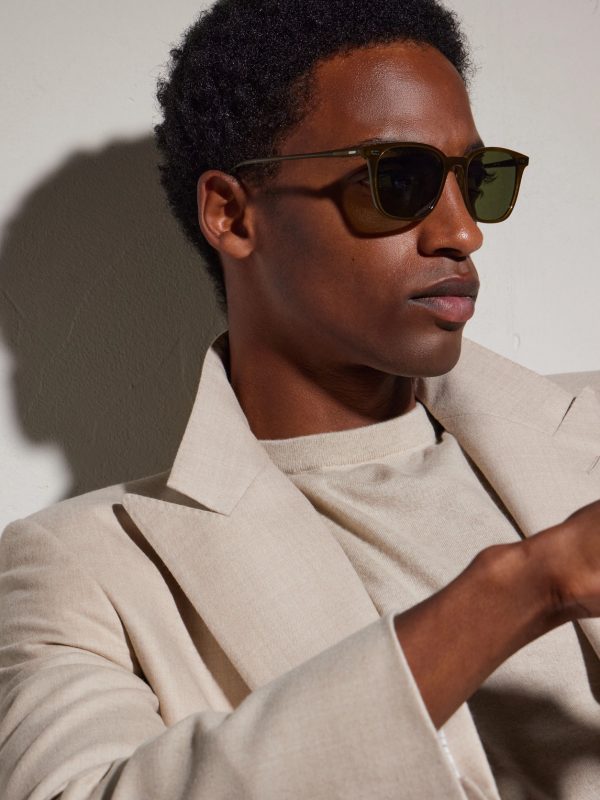 Laedin D-Frame Acetate Sunglasses - OU Laedin D-Frame Acetate Sunglasses - OU