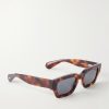 + Jil Sander Edition 6 Square-Frame Tortoiseshell Acetate Sunglasses - FR