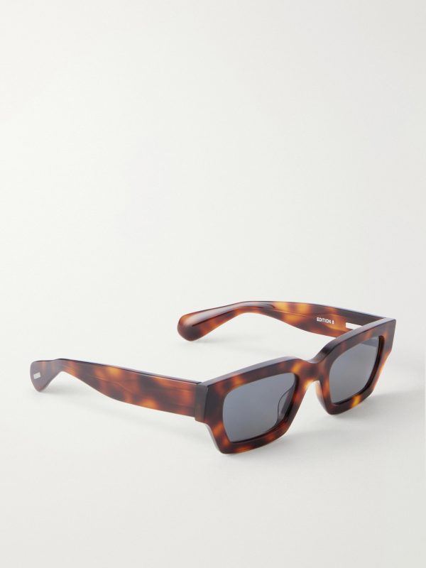 + Jil Sander Edition 6 Square-Frame Tortoiseshell Acetate Sunglasses - FR