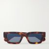 + Jil Sander Edition 6 Square-Frame Tortoiseshell Acetate Sunglasses