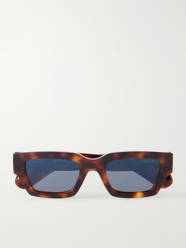+ Jil Sander Edition 6 Square-Frame Tortoiseshell Acetate Sunglasses
