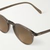 Riley Sun Round-Frame Acetate Sunglasses - CU Riley Sun Round-Frame Acetate Sunglasses - CU