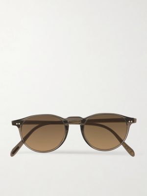 Riley Sun Round-Frame Acetate Sunglasses Riley Sun Round-Frame Acetate Sunglasses