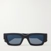 + Jil Sander Edition 6 Square-Frame Acetate Sunglasses + Jil Sander Edition 6 Square-Frame Acetate Sunglasses