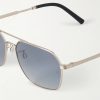 R-17 Aviator-Style Silver-Tone Sunglasses - CU R-17 Aviator-Style Silver-Tone Sunglasses - CU