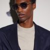 R-17 Aviator-Style Silver-Tone Sunglasses - OU R-17 Aviator-Style Silver-Tone Sunglasses - OU