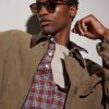 Finley Esq. Round-Frame Acetate Sunglasses - BK Finley Esq. Round-Frame Acetate Sunglasses - BK