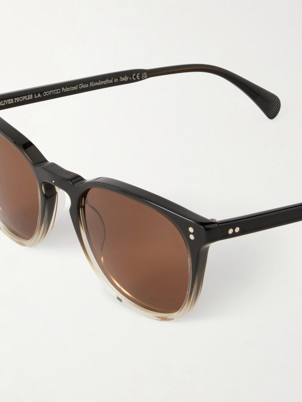 Finley Esq. Round-Frame Acetate Sunglasses - CU Finley Esq. Round-Frame Acetate Sunglasses - CU
