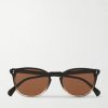 Finley Esq. Round-Frame Acetate Sunglasses Finley Esq. Round-Frame Acetate Sunglasses