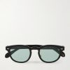 Sheldrake-F Round-Frame Acetate Sunglasses Sheldrake-F Round-Frame Acetate Sunglasses