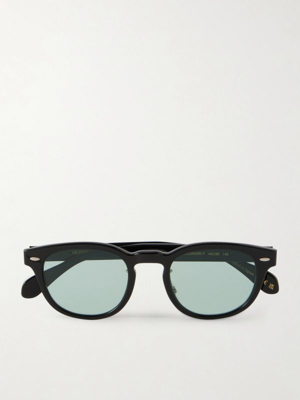 Sheldrake-F Round-Frame Acetate Sunglasses Sheldrake-F Round-Frame Acetate Sunglasses