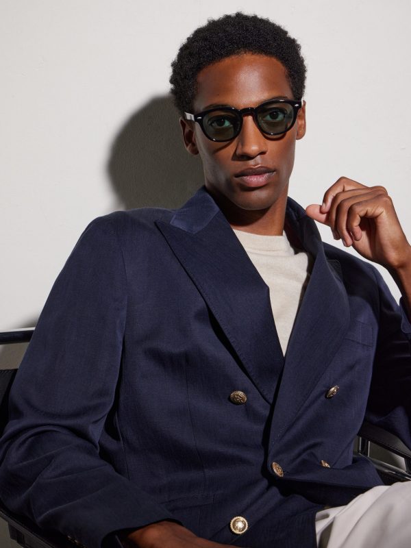 Sheldrake-F Round-Frame Acetate Sunglasses - OU Sheldrake-F Round-Frame Acetate Sunglasses - OU